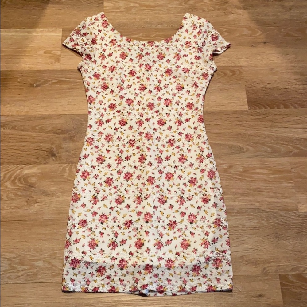 Floral mini dress